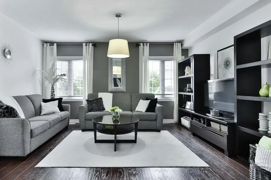 Home office property photo transformed into real estate video